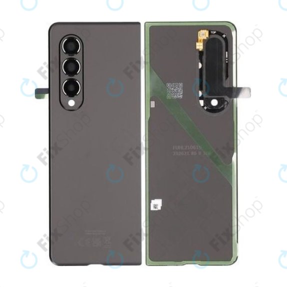 Samsung Galaxy Z Fold 3 F926B - Poklopac baterije (Phantom Black) - GH82-26312A Originalni servisni paket