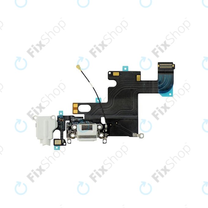 Apple iPhone 6 - Konektor za punjenje + savitljivi kabel (bijeli)
