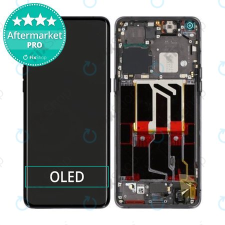 Oppo Find X5 Pro 5G - LCD zaslon + steklo na dotik + okvir (Glaze Black) OLED