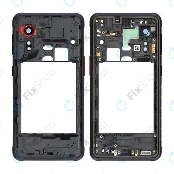 Samsung Galaxy Xcover 5 G525F - Srednji okvir (crni) - GH98-46354A Genuine Service Pack