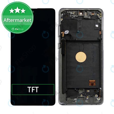 Samsung Galaxy Note 10 Lite N770F - LCD zaslon + zaslon osjetljiv na dodir + okvir (Aura Black) TFT