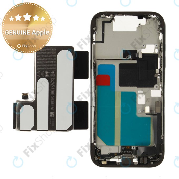Srednji okvir s baterijom za iPhone 16 Pro | Black Titanium | ZD076-00689 | Genuine Apple