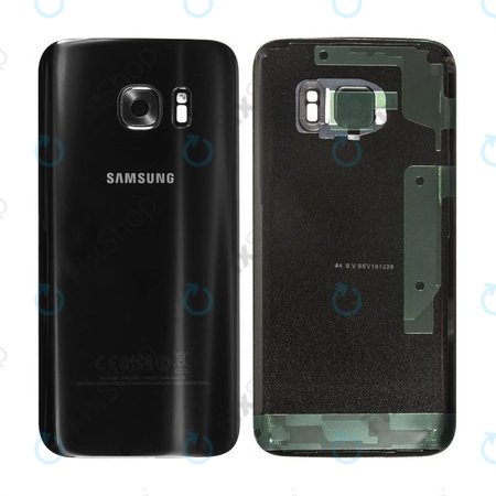 Samsung Galaxy S7 G930F - Poklopac baterije (crni) - GH82-11384A Originalni servisni paket