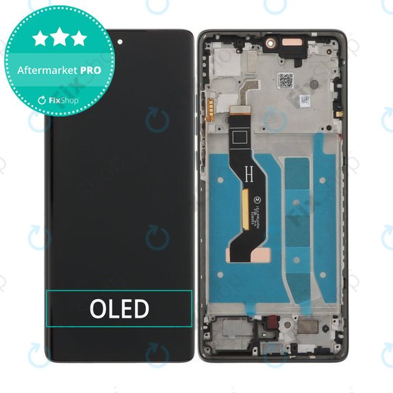 Motorola Moto G85 5G XT2427-3 - LCD zaslon + zaslon osjetljiv na dodir + okvir (Urban Grey) OLED