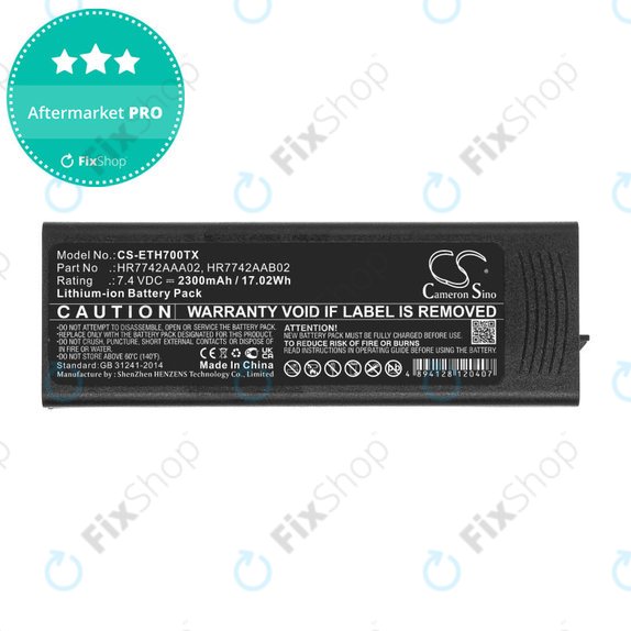 Baterija za EADS P3G, TPH700, 2300mAh, Li-Ion, 7.4V, HR7742AAA02, HQ