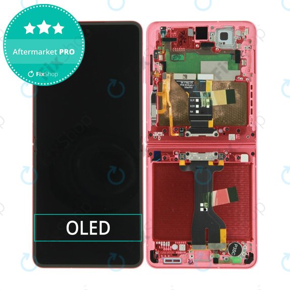 Samsung Galaxy Z Flip 7 F766B - LCD zaslon + zaslon osjetljiv na dodir + okvir (Coralred) OLED