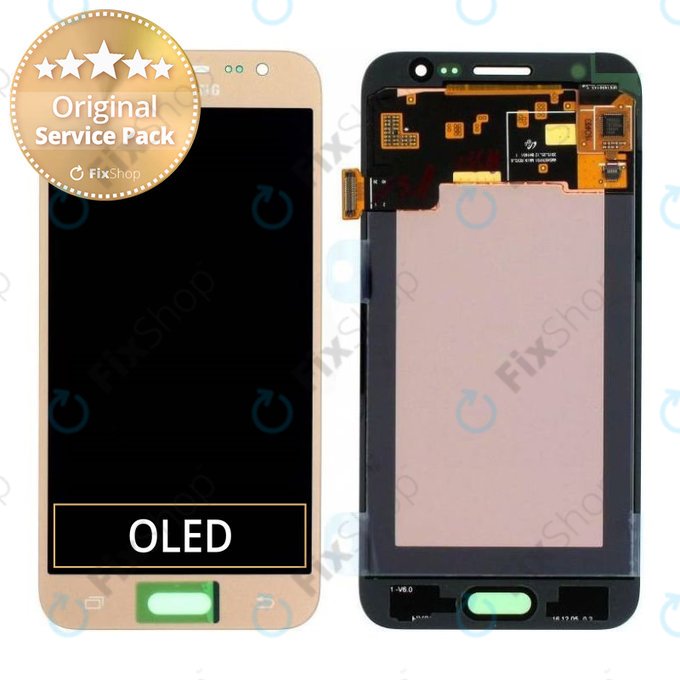 Samsung Galaxy J5 J500F - LCD zaslon + zaslon osjetljiv na dodir (zlatni) - GH97-17667C Originalni servisni paket