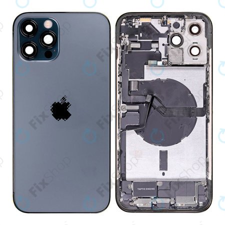Apple iPhone 12 Pro Max - Stražnje Maska s malim dijelovima (plavo)