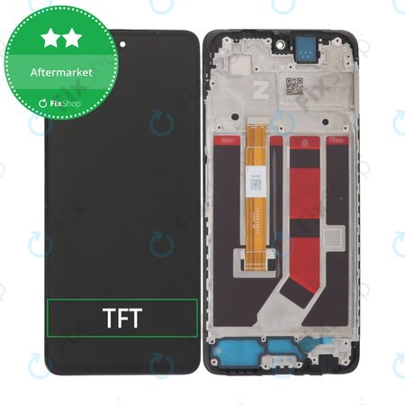 Oppo A58 4G CPH2577 - LCD zaslon + zaslon osjetljiv na dodir + okvir (Black) TFT