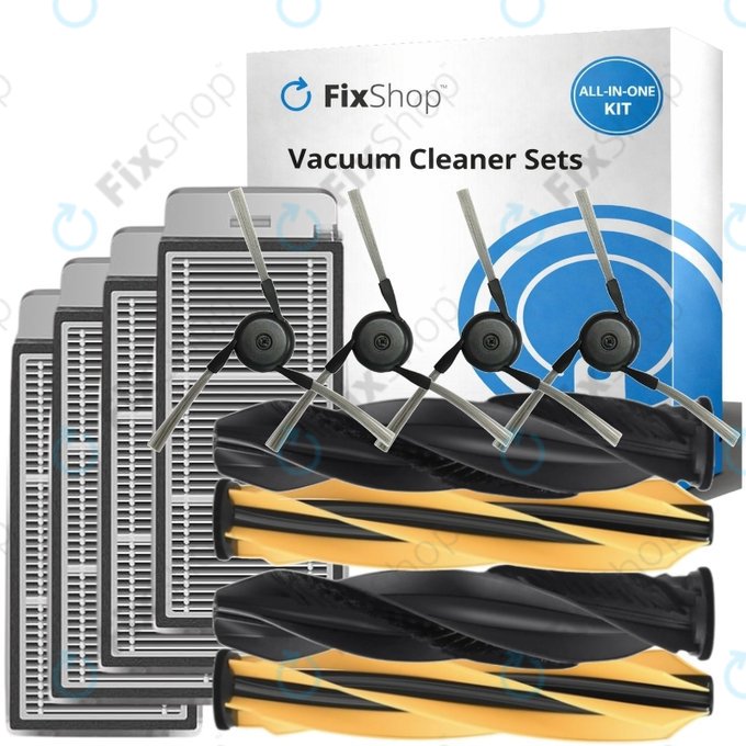 Set rezervnih dijelova za Dreame X50 Ultra, L50 Ultra, L40s Ultra, L40s Pro Ultra, X50 Master, Mova V50 (2 para glavnih četki, 4x Filter, 4x Bočna četka)