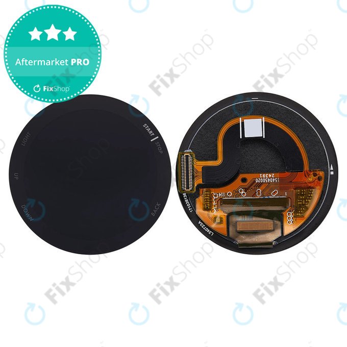 OLED zaslon + dodirno staklo bez okvira (Black) za Garmin Forerunner 165