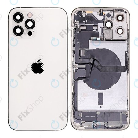 Apple iPhone 12 Pro Max - Stražnje Maska s malim dijelovima (srebrno)