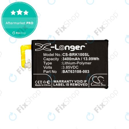 Baterija za Blackberry Keyone, 3400mAh, Li-Pol, 3.85V, BAT63108-003, HQ