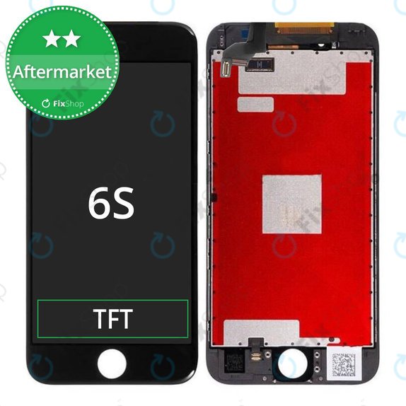 Zaslon za iPhone 6S, Black, Dodirni ekran s okvirom