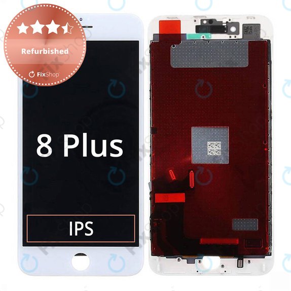 Apple iPhone 8 Plus - LCD zaslon + zaslon osjetljiv na dodir + okvir (bijeli) Refurbished