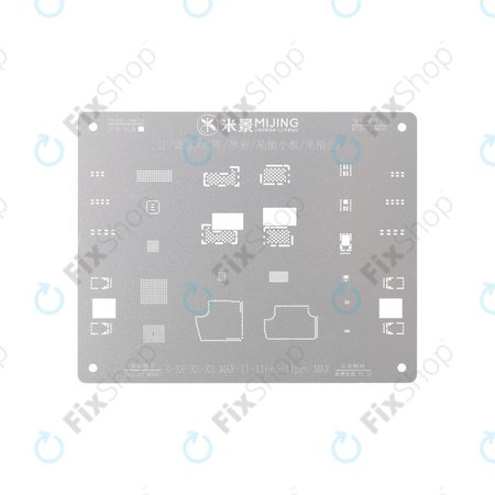 MiJing IPH-14 - Stencil Steel Mesh - Face ID Repair Alat za iPhone X - 11 Pro Max