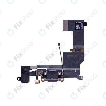 Apple iPhone 5S - Konektor za punjenje + mikrofon + utičnica PCB ploča (crna)