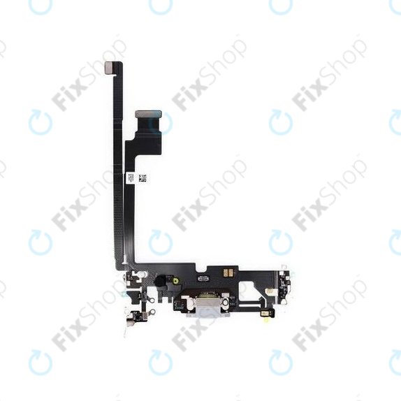 Apple iPhone 12 Pro Max - Konektor za punjenje + savitljivi kabel (srebrni)