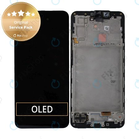 Samsung Galaxy A17 A176B - LCD zaslon + zaslon osjetljiv na dodir + okvir (Black) - GH82-38045A Genuine Service Pack