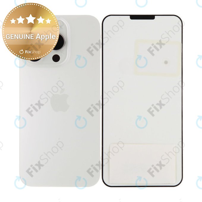 Stražnje staklo kućišta za iPhone 15 Pro | White Titanium | 661-35701 | Genuine Apple