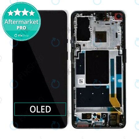 OnePlus 9 - LCD zaslon + zaslon osjetljiv na dodir + okvir (Astral Black) OLED