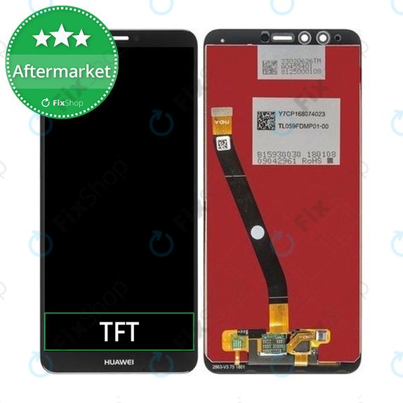 Huawei Y9 (2018) - LCD zaslon + zaslon osjetljiv na dodir (Black) TFT