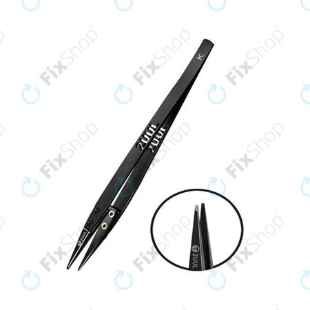 Pinceta, ESD sigurna s ravnim keramičkim vrhom, 2UUL TW32