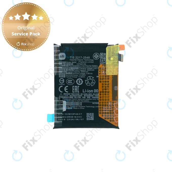Xiaomi Mix Flip 2405CPX3DC - Baterija BM3P 3595mAh - 1330102000132B Genuine Service Pack