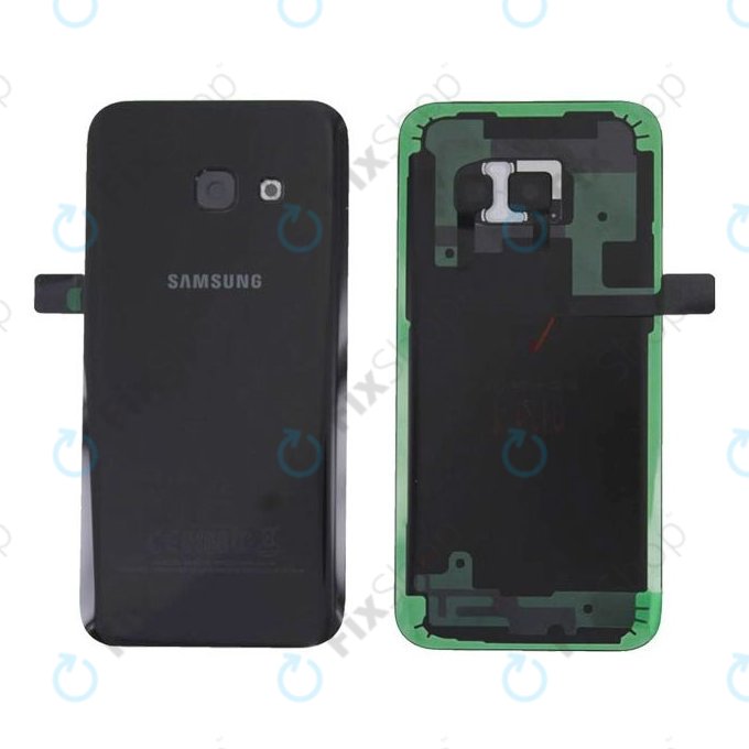Samsung Galaxy A3 A310F (2016) - Poklopac baterije (crni) - GH82-11093B Originalni servisni paket