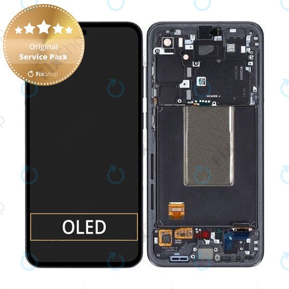 Samsung Galaxy S24 FE - LCD zaslon + zaslon osjetljiv na dodir + okvir (Graphite) - GH82-35848A Genuine Service Pack