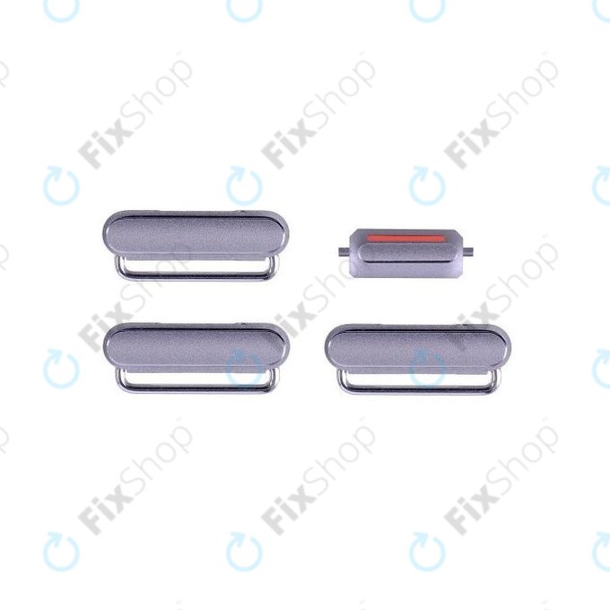 Apple iPhone 6 - Set bočnih gumba - Uključivanje/isključivanje + glasnoća + isključivanje zvuka (Space Grey)