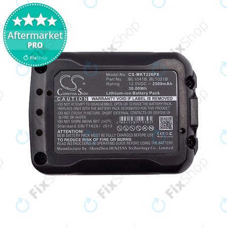 Makita CXT, C, D, F, H, J, P, R, S, T-serija - Baterija BL10xx Li-Ion 12V 2500mAh HQ