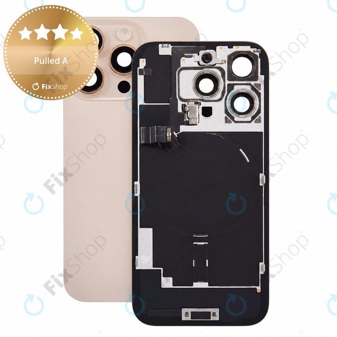 Staklo stražnjeg kućišta za iPhone 16 Pro, Desert Titanium, Pulled A