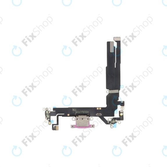 Apple iPhone 16 - Konektor za punjenje + Flex kabel (Pink)