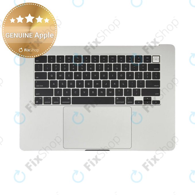 Gornji okvir tipkovnice za MacBook Air 15", A3114 (2024), s US tipkovnicom i baterijom, Silver, 661-40267, Genuine Apple