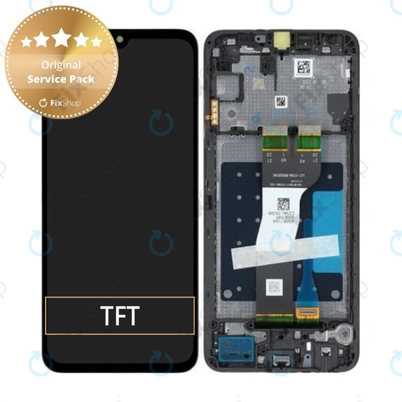 Samsung Galaxy A05s A057G - LCD zaslon + zaslon osjetljiv na dodir + okvir (Black) - GH81-24364A, GH81-24365A Genuine Service Pack