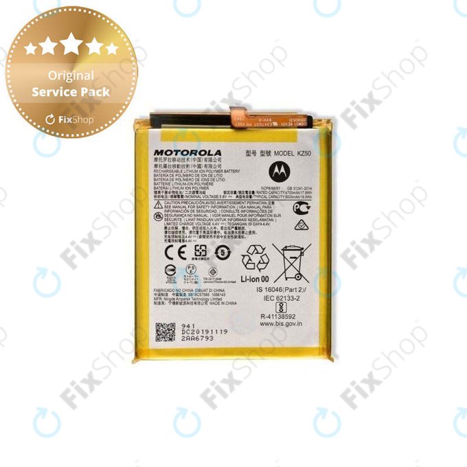 Motorola Moto G8 Power XT2041 - Baterija KZ50 5000mAh - SB18C57585 Originalni servisni paket