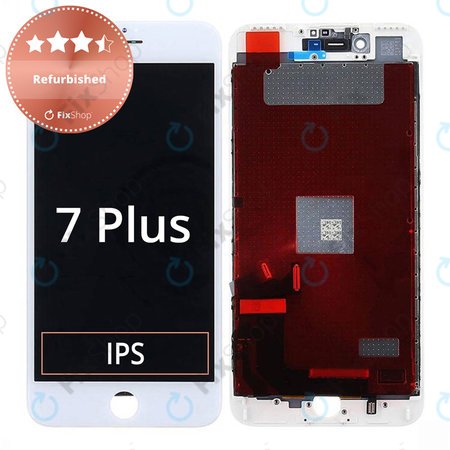 Apple iPhone 7 Plus - LCD zaslon + zaslon osjetljiv na dodir + okvir (bijeli) Refurbished