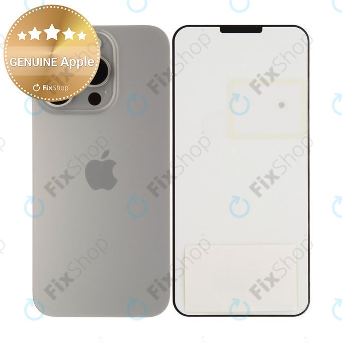 Stražnje staklo kućišta za iPhone 15 Pro | Natural Titanium | 661-35702 | Genuine Apple