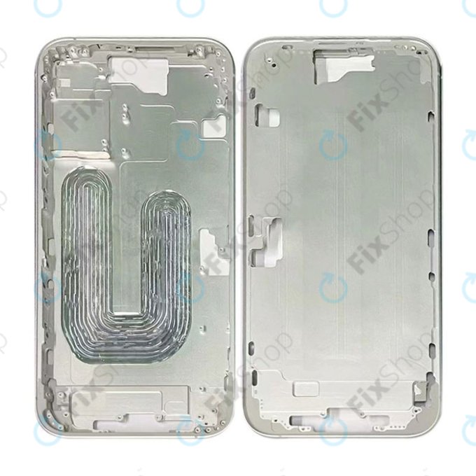 Apple iPhone 16 - Srednji okvir + Tipke za uključivanje + Glasnoću (White)