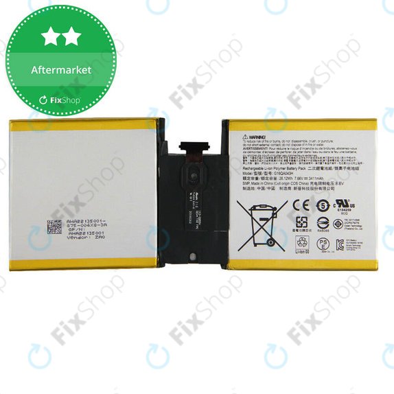 Microsoft Surface Go - Baterija 3411mAh