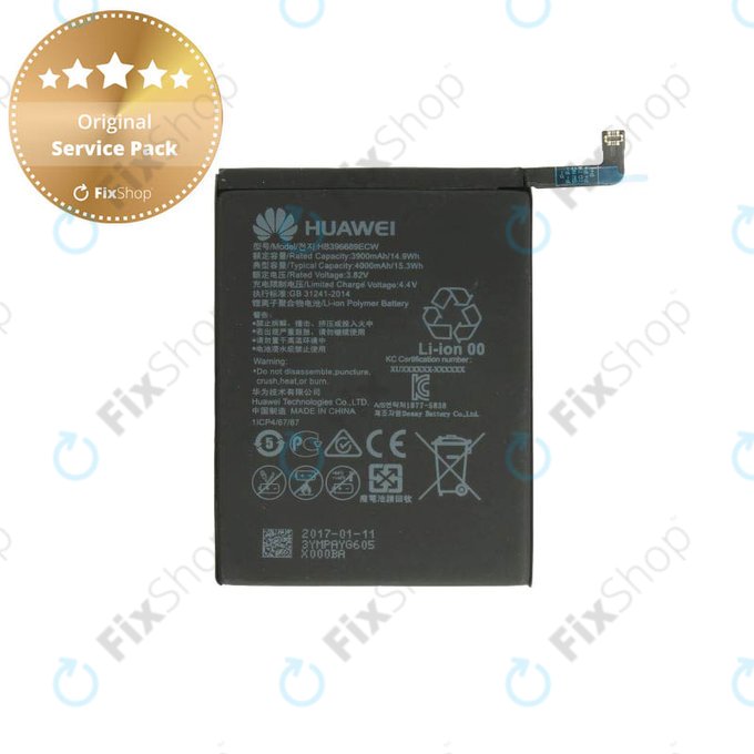 Huawei P40 Lite E - Baterija HB396689ECW 4000mAh - 24023024