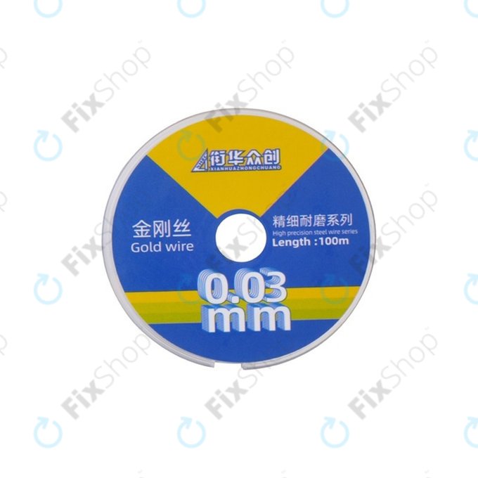 Gold Wire - Žica za Separaciju LCD Zaslona (0.03mm x 100M)
