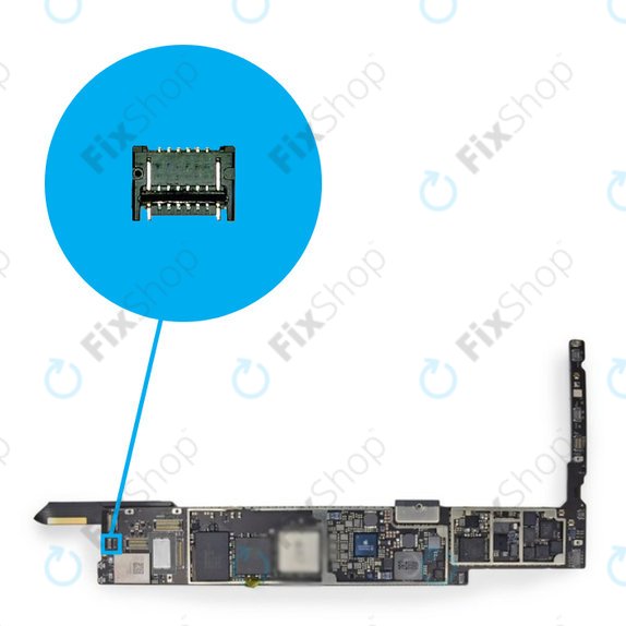 Apple iPad Air - Matična ploča + priključak za čitač SIM kartice