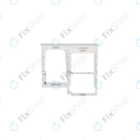 Samsung Galaxy A41 A415F - SIM + SD ladica (Prism Crush Silver) - GH98-45275C Genuine Service Pack