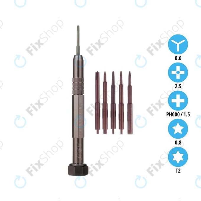 LJL 129-5 - Precizni magnetski odvijač za pametne telefone 5u1