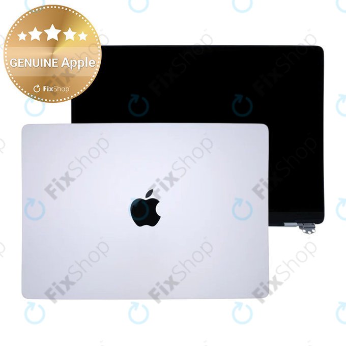 LCD zaslon za MacBook Pro 14", A3112, A3185 (2024), s prednjim staklom i pokrovom, Silver, 661-41792, Genuine Apple