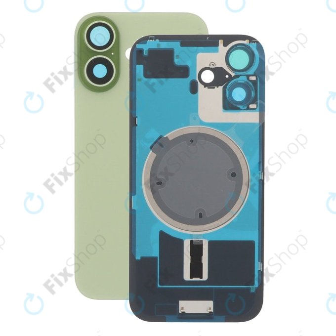 Apple iPhone 17 - Stražnje staklo kućišta + staklo kamere + metalni okvir + magsafe magnet (Sage)