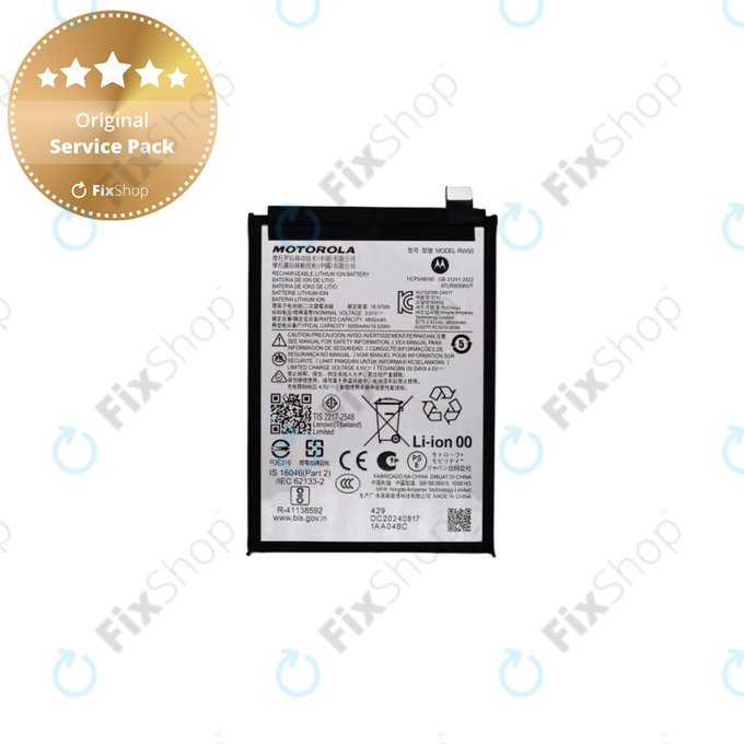 Motorola Moto G75 5G - Baterija RW50 5000mAh - SB18E36915 Genuine Service Pack