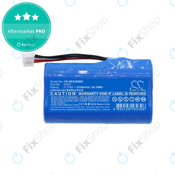 Baterija za NEXGO N3, N5, 6700mAh, Li-Ion, 3.7V, GX02, HQ